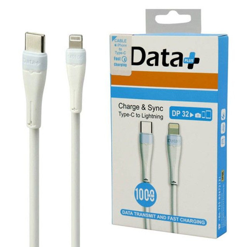 کابل فست شارژ Type-C به لایتنینگ مدل DP32 برند Data Plus