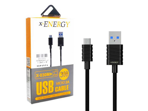 کابل فست شارژ Micro USB مدل X-030M برند X-Energy