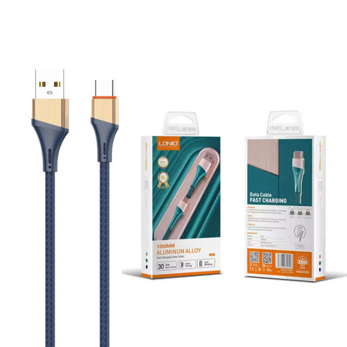 کابل تبدیل USB به Type-c برند LDNIO مدل LS631 طول ۱متر