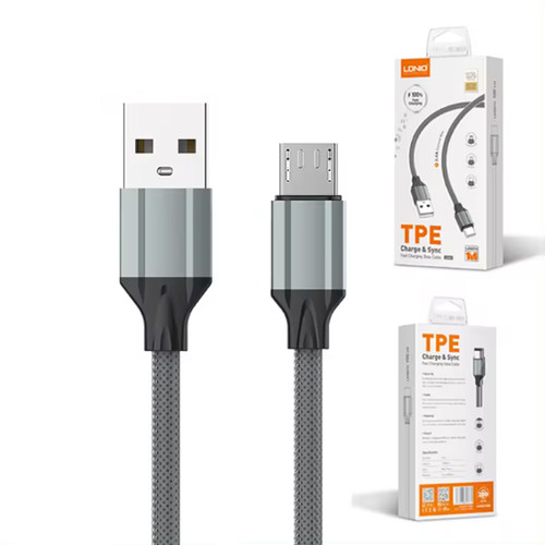 کابل تبدیل USB به Type-C برند LDNIO مدل LS441 طول ۱ متر