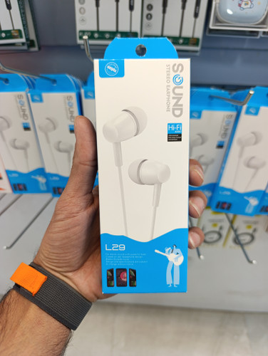 هندزفری سیمی دوگوشی مدل L29